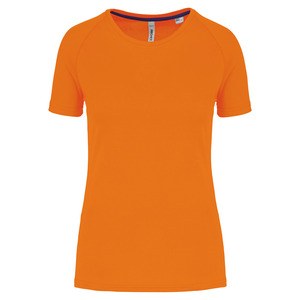 PROACT PA4013 - Ladies' recycled round neck sports T-shirt Fluorescent Orange