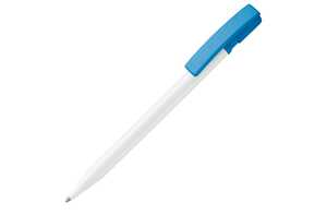 TopPoint LT80815 - Nash ball pen hardcolour White/ Light Blue