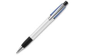 TopPoint LT87536 - Ball pen Semyr Grip Colour hardcolour White/ Light Blue