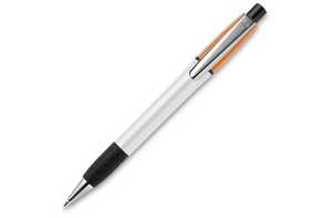 TopPoint LT87536 - Ball pen Semyr Grip Colour hardcolour White / Orange