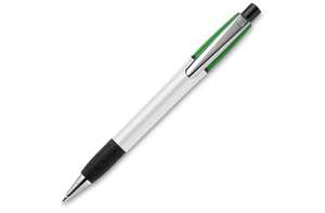 TopPoint LT87536 - Ball pen Semyr Grip Colour hardcolour White/ Green