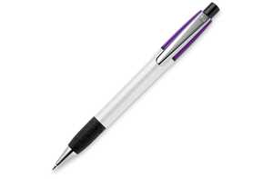 TopPoint LT87536 - Ball pen Semyr Grip Colour hardcolour White / Purple