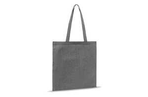 TopEarth LT95198 - Shopping bag recycled cotton 38x42cm Grey