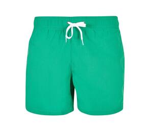 Build Your Brand BY050 - Beach Shorts Forest Green