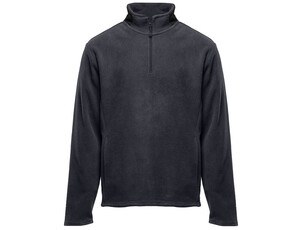 BLACK&MATCH BM505 - 1/4 zip fleece jacket Grey