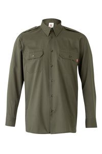 Velilla 530 - LS SHIRT Khaki Green