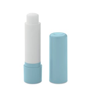 GiftRetail MO6943 - VEGAN GLOSS Vegan lip balm in recycled ABS heaven blue