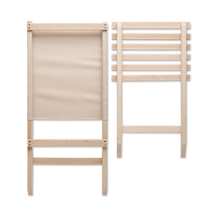 GiftRetail MO6996 - MARINERO Foldable wooden beach chair