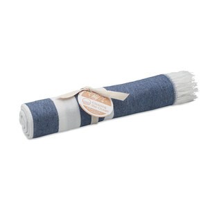 GiftRetail MO2058 - WAVE SEAQUAL® hammam towel 100x170 Blue