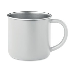 GiftRetail MO2226 - CARIBU Recycled stainless steel mug White