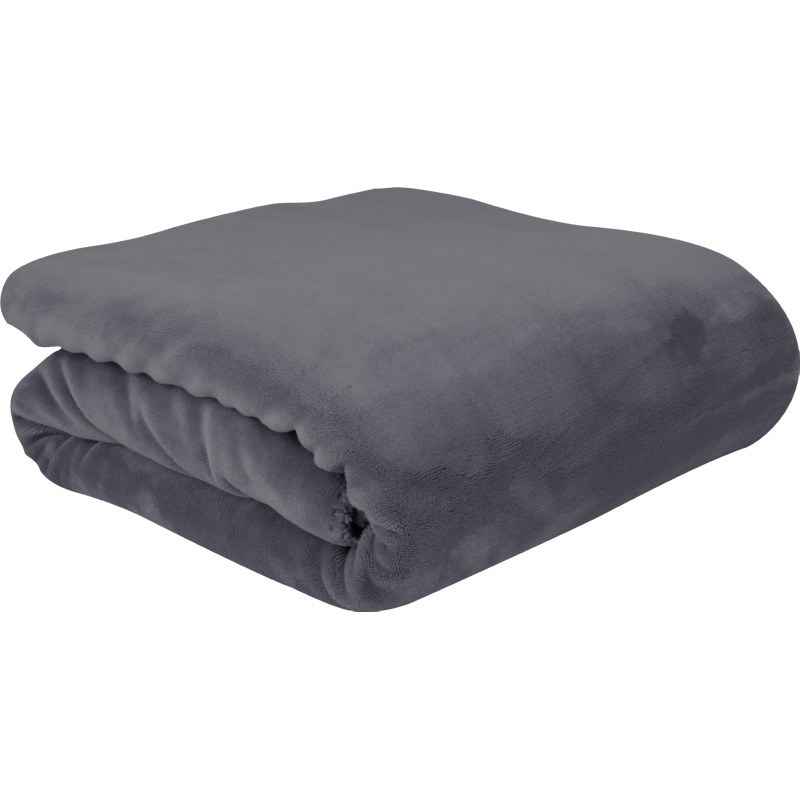 EgotierPro 36510 - Dual-Sided Velvet & Sherpa Comfort Blanket TEMPEST