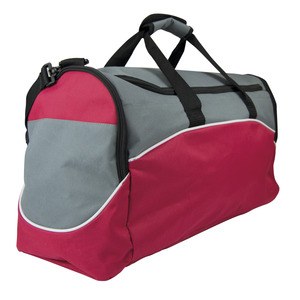 EgotierPro 37028 - High Quality 600D Polyester Sports Bag HALE Bordeaux