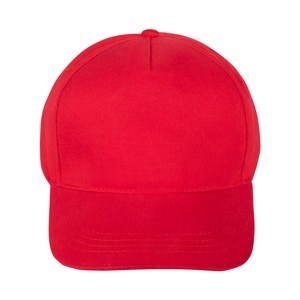 EgotierPro 39090 - Brushed Cotton 5-Panel Cap with Velcro FIRST-CLASS