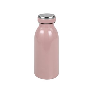 EgotierPro 52013 - 350ml Double Wall Stainless Steel Bottle Pink