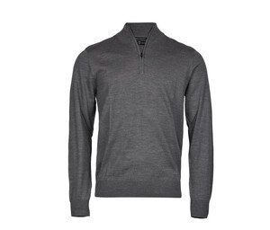 TEE JAYS TJ6010 - MEN'S HALF ZIP Grey Melange