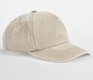 BEECHFIELD BF657 - RELAXED 5 PANEL VINTAGE CAP Vintage Stone