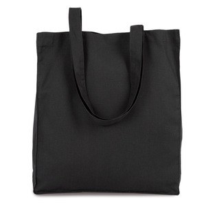 Kimood KI6202 - K-loop organic cotton large tote bag Black