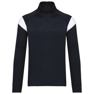 PROACT PA387 - Adult zipped neck training top Navy