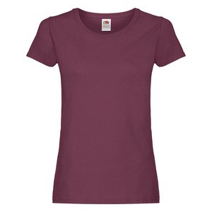 EgotierPro ORIGINAL COLOR LADIES - 100% COTTON SHORT-SLEEVED T-SHIRT ORIGINAL COLOUR WOMAN