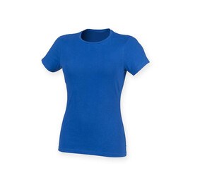 Skinnifit SK121 - Women's stretch cotton T-shirt Royal