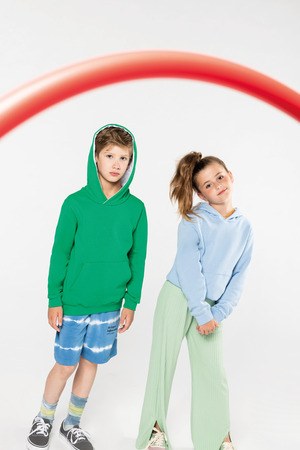 Kariban K453 - KIDS CONTRAST HOODED SWEATSHIRT