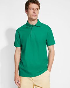 Roly PO6632 - AUSTRAL Short-sleeve polo shirt wih 3-button placket and 1x1 ribbed collar