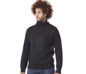 Herock HK330 - Mens Zipped Collar Sweatshirt