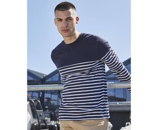 Front row FR134 - Long Sleeved Breton Striped T