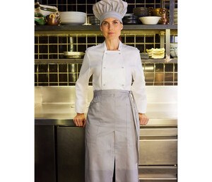 VELILLA V4209 - LONG APRON WITH OPENING AND POCKETS