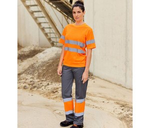 VELILLA VL157 - HIGH-VISIBILITY TWO-TONE PANTS