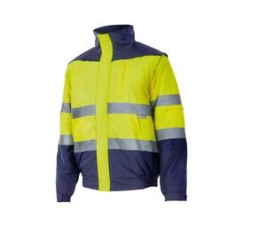 VELILLA VL161 - TWO-TONE HIGH-VISIBILITY QUILTED JACKET
