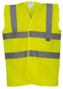 Yoko YK006 - High visibility honeycomb vest (HVW120)