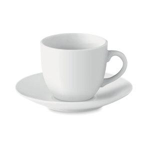 GiftRetail MO9634 - ESPRESSO Espresso cup and saucer 80 ml