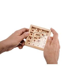 GiftRetail MO6696 - ZUKY Pine wooden labyrinth game