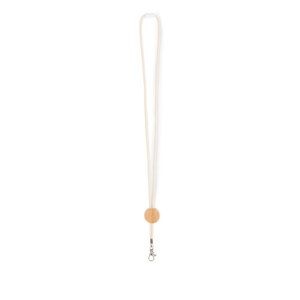 GiftRetail MO6830 - KARA Cotton Lanyard with metal hook