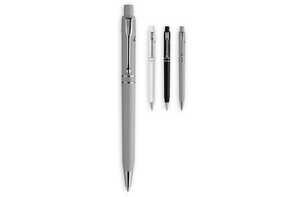 TopPoint LT87556 - Ball pen Raja Chrome recycled hardcolour