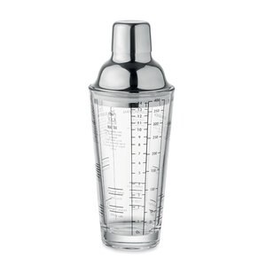 GiftRetail MO2077 - POLITAN Glass cocktail shaker 400 ml