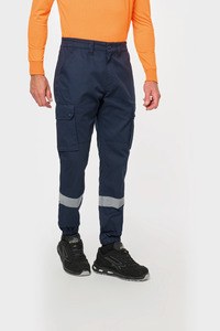 WK. Designed To Work WK712 - Unisex trousers with elasticated bottom leg and reflective band