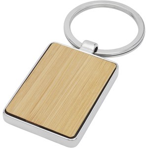 GiftRetail 118126 - Neta bamboo rectangular keychain