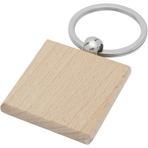 GiftRetail 118121 - Gioia beech wood squared keychain