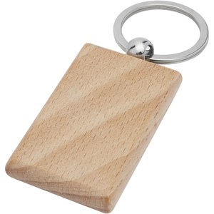 GiftRetail 118122 - Gian beech wood rectangular keychain